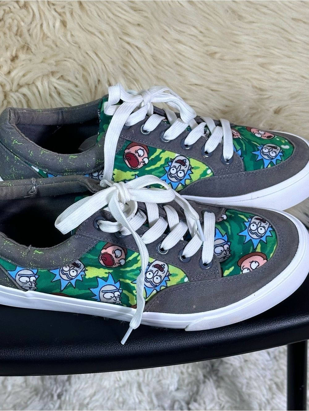 MEN'S CARTOON NETWORK RICK AND MORTY GROUND UP SKATER SHOES